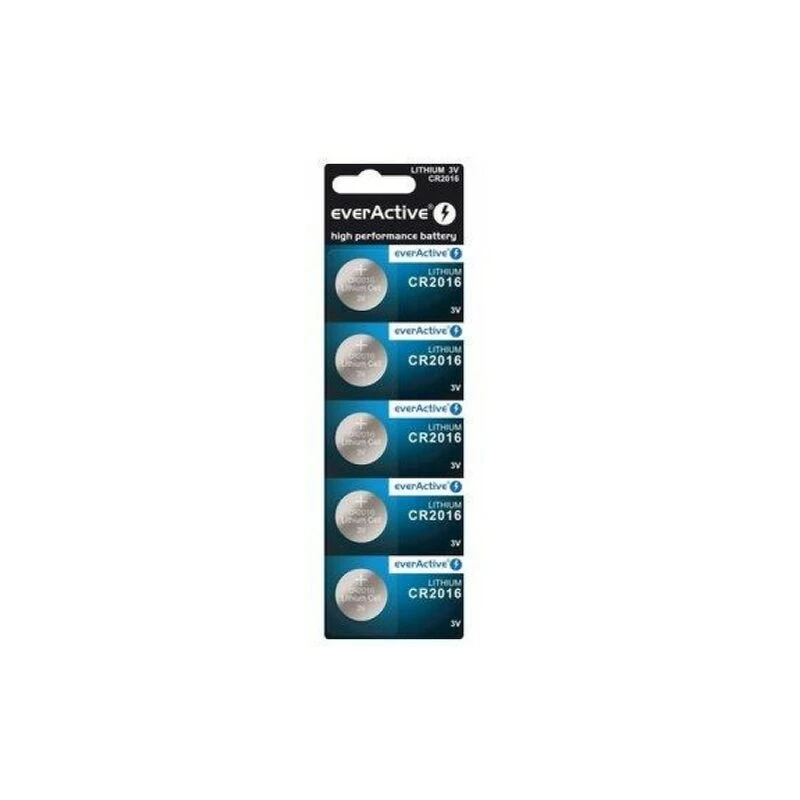 Lithium-Batterien Mini CR2016 Blister 5 St. - Batterie - CR2016 (CR20165BL) - Everactive