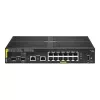 HPE Aruba Networking 6100 12G Class4 PoE 2G/2SFP+ 139W Managed L3 Gigabit Ethernet (10/100/1000) Power over Ethernet (PoE) 1U Schwarz
