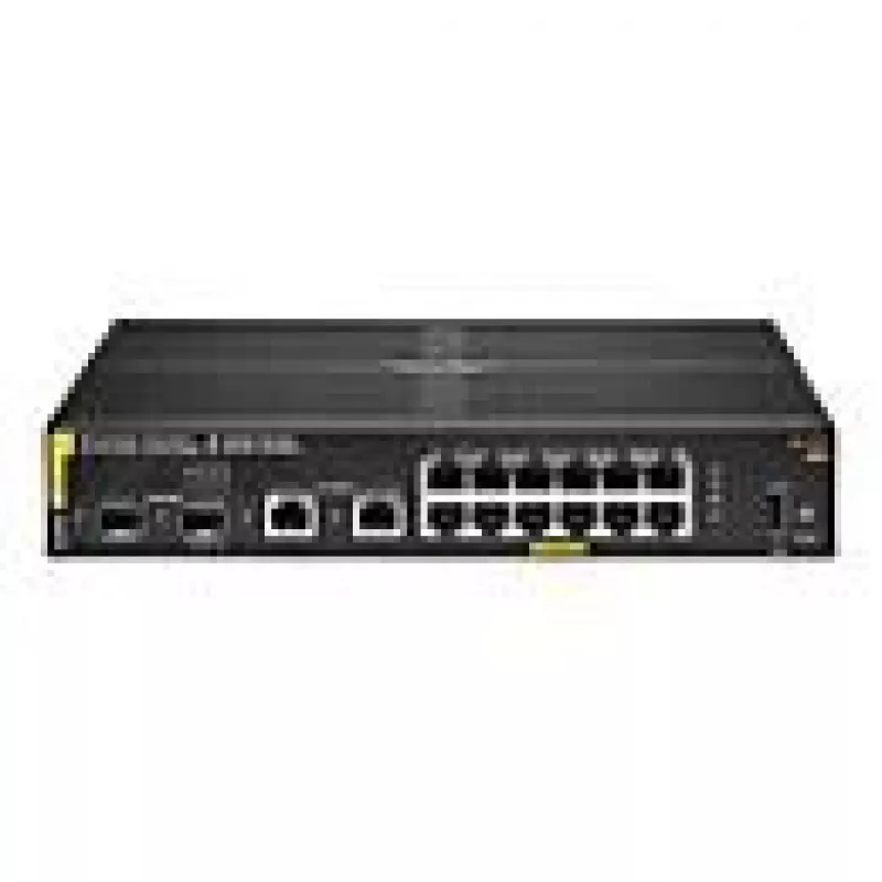 HPE Aruba Networking 6100 12G Class4 PoE 2G/2SFP+ 139W Managed L3 Gigabit Ethernet (10/100/1000) Power over Ethernet (PoE) 1U Schwarz