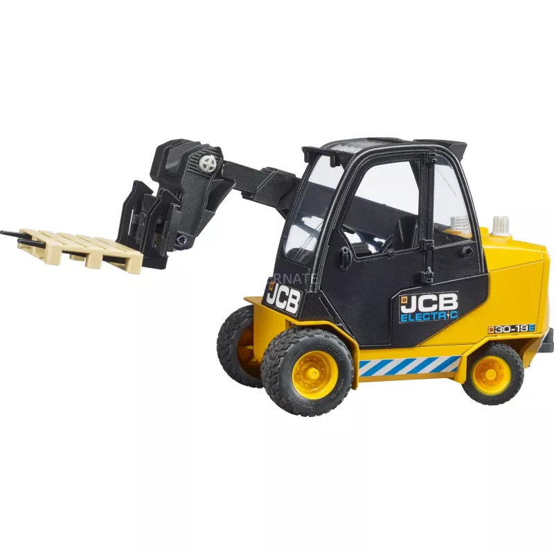 Gabelstapler BRUDER JCB Teletruk Spielzeug — ABS, empfohlenes Alter 3+, schwarz und gelb