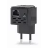 Netzwerk-Repeater GEMBIRD WNP-RP300-03-BK, 300 Mbps, 2,4 GHz, 802.11g, 1x RJ-45, interne 3 dBi Antenne, AC 100–240V