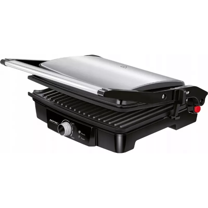 Kontaktgrill MPM MGR-09M - 2000 W, Paninigrill, verstellbare Oberplatte