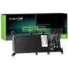 Laptop-Akku Grün Cell für ASUS A555 F555 K555 R556 X555, LiPo 4000 mAh, 7,6 V, 4 Zellen, schwarz