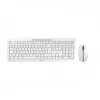 Tastatur CHERRY Stream Desktop Recharge Maus included Universal RF Wireless QWERTZ Deutsch Grau