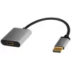 LogiLink CDA0108 Videokabel-Adapter 0,15 m DisplayPort HDMI Schwarz Grau