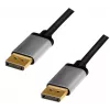DisplayPort Kabel LogiLink CDA0100 1 m Schwarz Grau