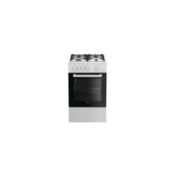 Beko FSG52020FW Herd Freistehender Herd Gas Schwarz, Weiß