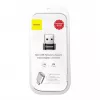 Baseus USB-Stecker auf Typ-C-Buchse Adapter Konverter Schwarz