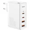Travel Charger Baseus GaN2 Pro Quick 2x USB + 2x USB-C, 100W, EU (Weiß)