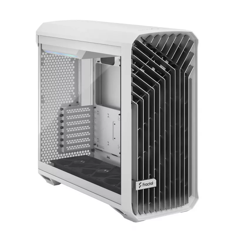 Torrent White TG Clear Tint 5xFan ATX