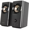 CREATIVE T60 2.0 Kompakte Hi-Fi Desktop-Lautsprecher mit klarem Dialog und Surround durch Sound Blaster SmartComms Kit, USB-C Audio-, Mikrofon- und Headset-Anschlüsse B