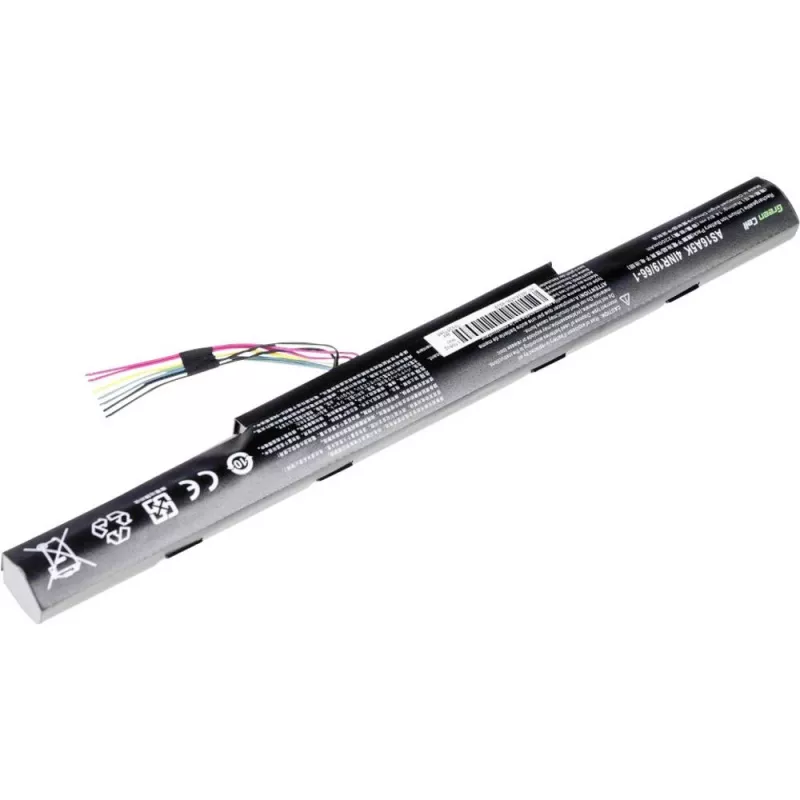 Grün Cell AC51 Akku für Acer Aspire E15/E17 — Li-Ion 14,8 V 2200 mAh 4 Zellen, schwarz