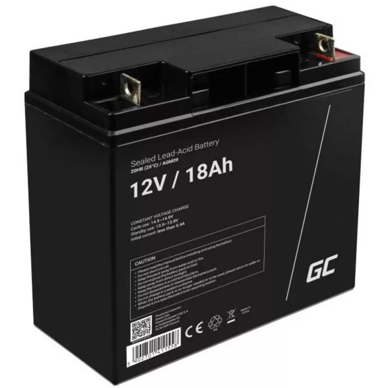 UPS-Batterie Grün Cell AGM05 — 12 V 7,2 Ah Blei-Vlies (VRLA), 95 mm H, 151×65 mm, 2,15 kg