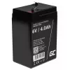 UPS-Batterie Grün Cell AGM15, 6 V, 4 Ah, verschlossene Blei-Säure-Batterie (VRLA), schwarz, 680 g