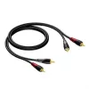 Kabel 2X RCA/Cinch-Stecker -2X RCA/Cinch-Stecker 1,5
