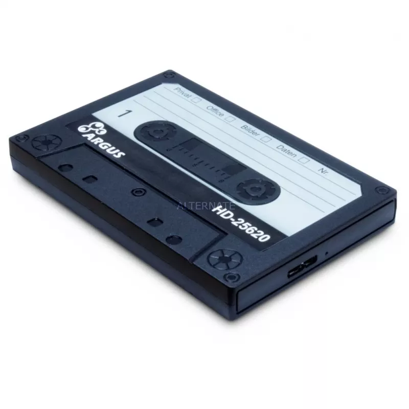 HDD-Gehäuse Inter-Tech HD-25620 Schwarz-Weiß 2.5 Zoll