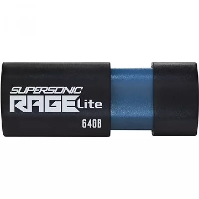 USB-Stick PATRIOT Supersonic Rage Lite 64 GB USB Typ-A 3.2 Gen 1, Schiebemechanismus, stoßfest
