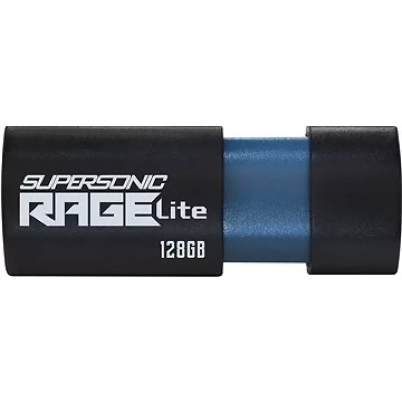 USB-Flash-Laufwerk PATRIOT Supersonic Rage Lite 128 GB USB Type-A 3.2 Gen 1, 180 MB/s, blau/schwarz