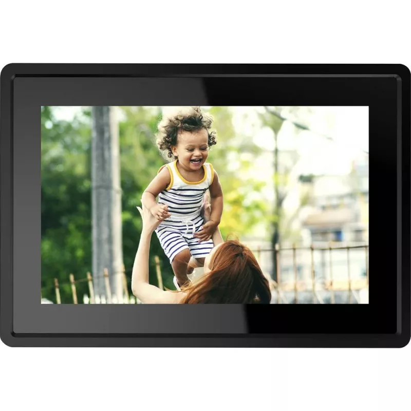 Denver PFF-1021BLACK digitaler Bilderrahmen Schwarz 25,6 cm (10,1 Zoll) Touchscreen Wi-Fi