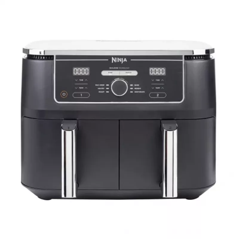Ninja AF400EU Heißluftfritteuse Doppel 9,5 L Stand-alone 2470 W Heißluftfritteuse Schwarz