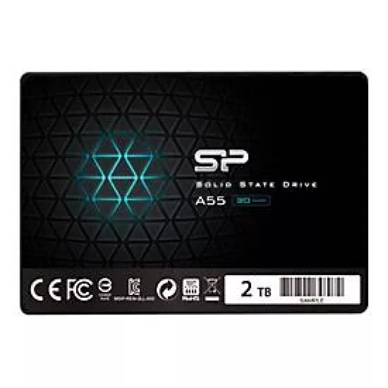 2,5 Zoll SATA III SSD Silicon Power Ace A55 — 2 TB, 560/530 MB/s, 3D-NAND