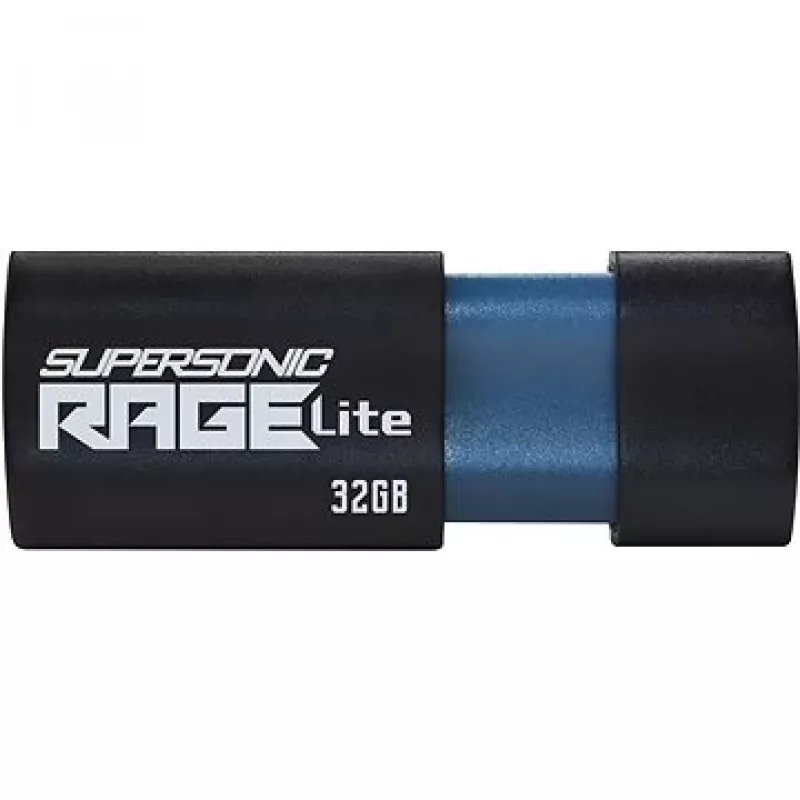 Patriot Memory Supersonic Rage Lite USB-Stick 32 GB USB Typ-A 3.2 Gen 1 (3.1 Gen 1) Schwarz, Blau