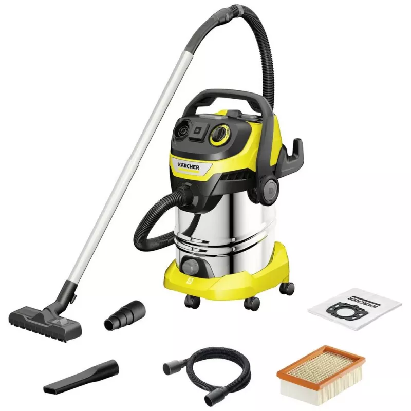 Kärcher WD 6 P S V-30/6/22/T Schwarz, Edelstahl, Gelb 30 L 1300 W