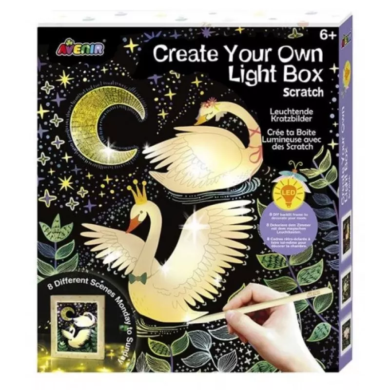 Avenir Create Your Own Lightbox - Basteln für Kinder von 6 bis 7 Jahren - Fat Brain Toys
