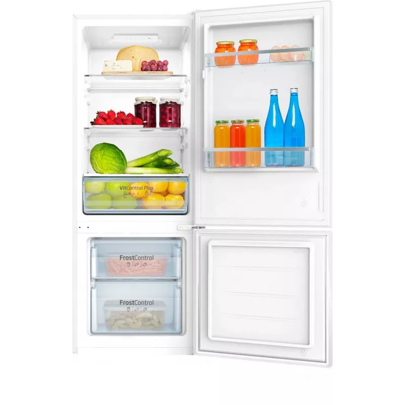 Amica Kühl-Gefrierkombination, KGCL 384 160 W, 144 cm Hochformat, 54 cm breit