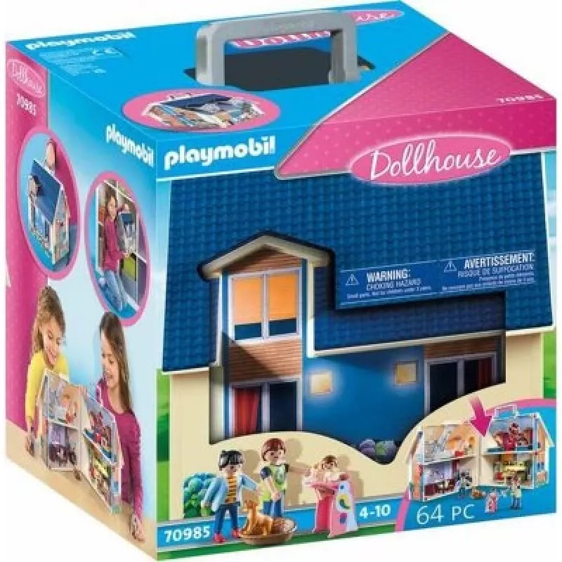 Bau Spielset PLAYMOBIL Puppenhaus 70985 Mehrfarbig Kunststoff