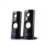 Kabelgebundener 2-Wege-PC-Lautsprecher Audiocore AC860, 2.0 Kanäle, 4 W RMS, USB-Stromversorgung, 3,5 mm Eingang, schwarz