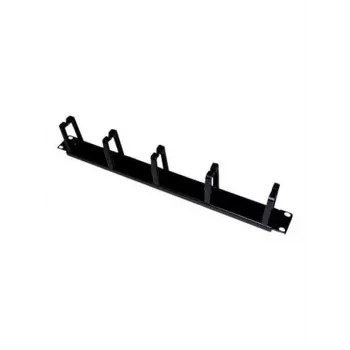 Alantec PK009 Kabel-Organizer Wand-Kabelhalter Schwarz 1 Stk.