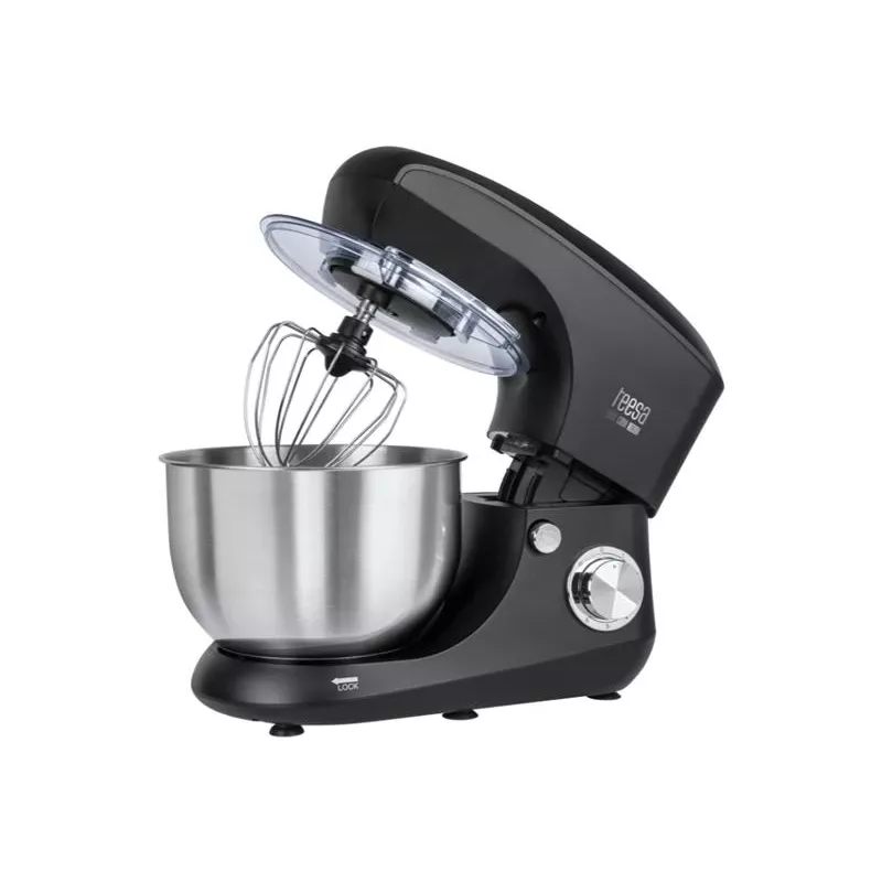 TEESA Küchenmaschine EASY COOK Single Schwarz TSA3545-B 1000W 4L