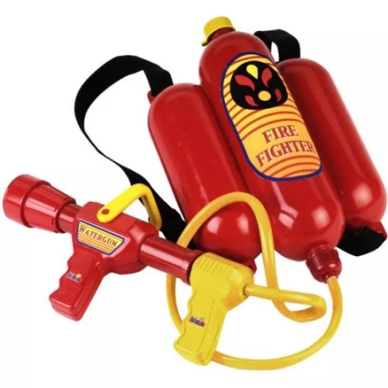 Theo Klein Professioneller Feuerwehr-Rucksack-Spritzpistole Spielzeug-Wasserwerfer