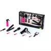 Theo Klein 10-teiliges Mega braunes Kinder-Haarstyling-Schönheitsset aus Kunststoff