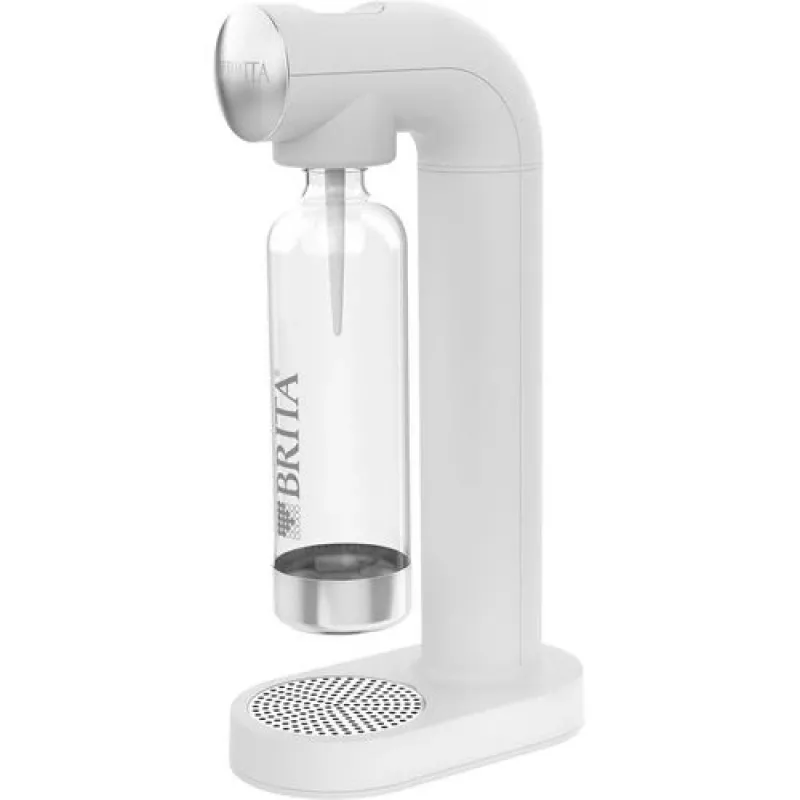 Saturatorflasche BRITA SodaONE Weiß — Flasche, 60 L Leistung, BPA-frei, 450×129×240 mm