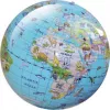 Caly Aufblasbarer Globus Tiere 30 cm