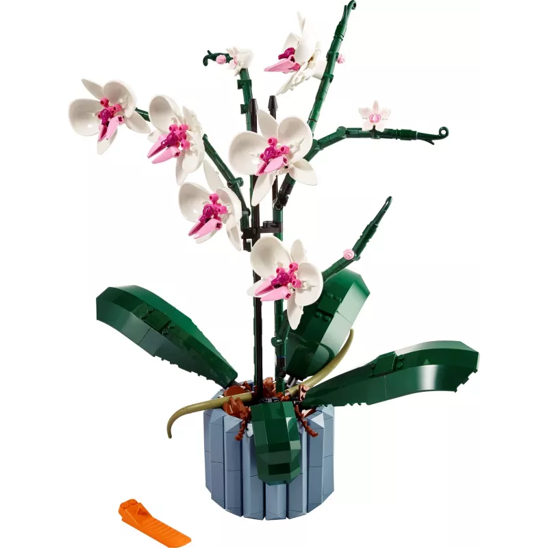 LEGO 10311 Icons Orchidee Künstliche Pflanze Bauset mit Blumen Wohnaccessoire für Erwachsene Botanische Kollektion Geschenk für Ehefrau oder Ehemann