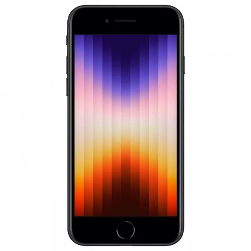 iPhone SE 2022 128GB Dual-SIM Midnight 11,94 cm 4,7 Zoll IPS LCD Display iOS 15. 12MP Kamera