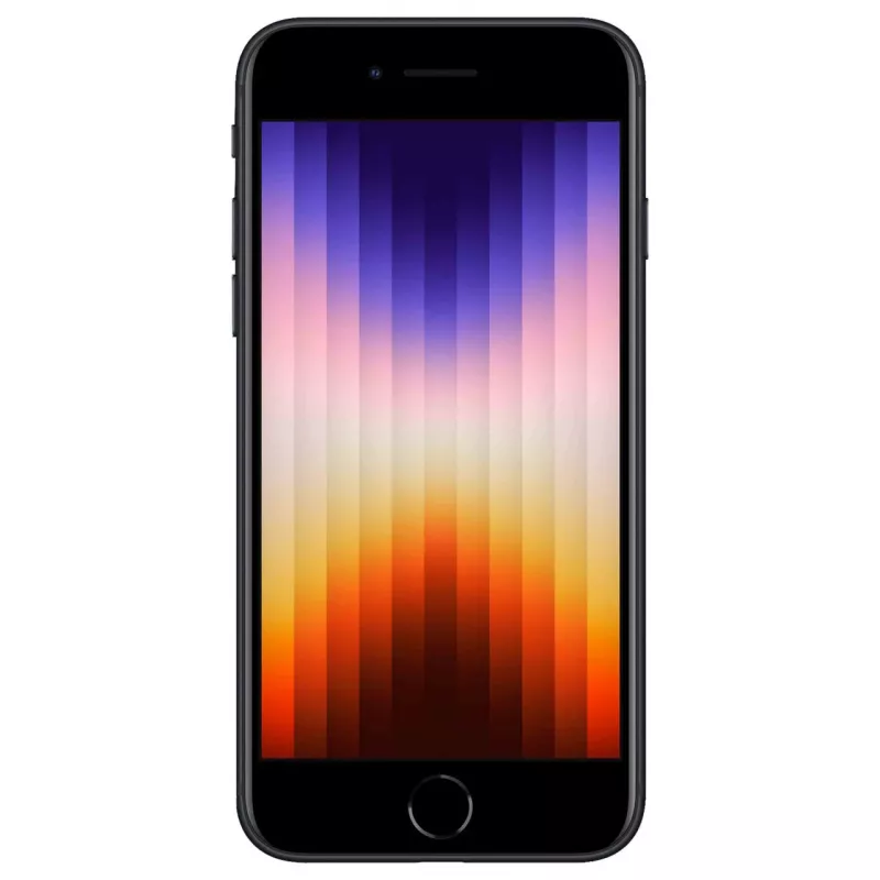 iPhone SE 2022 128GB Dual-SIM Midnight 11,94 cm 4,7 Zoll IPS LCD Display iOS 15. 12MP Kamera