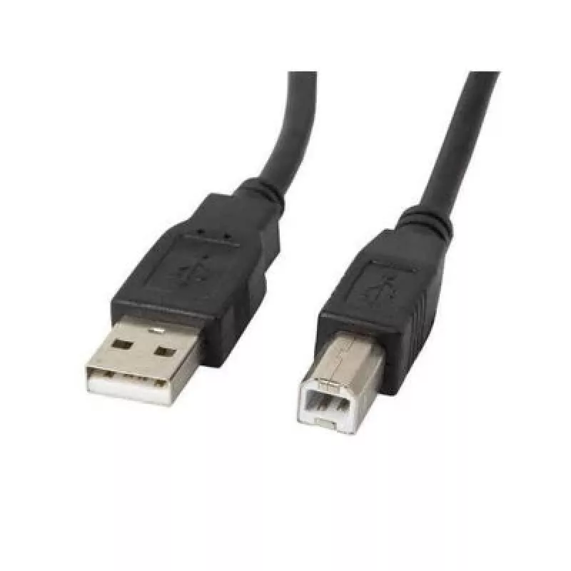 Lanberg CA-USBA-11CC-0050-BK USB-Kabel 5 m 2.0 USB B Schwarz (CA-USBA-11CC-0050-BK)