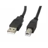Lanberg CA-USBA-10CC-0030-BK USB-Kabel 3 m USB 2.0 USB B Schwarz (CA-USBA-10CC-0030-BK)