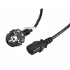 Lanberg CA-C13C-11CC-0030-BK Stromkabel Schwarz 3 m C13-Kupplung CEE7/7 (CA-C13C-11CC-0030-BK)