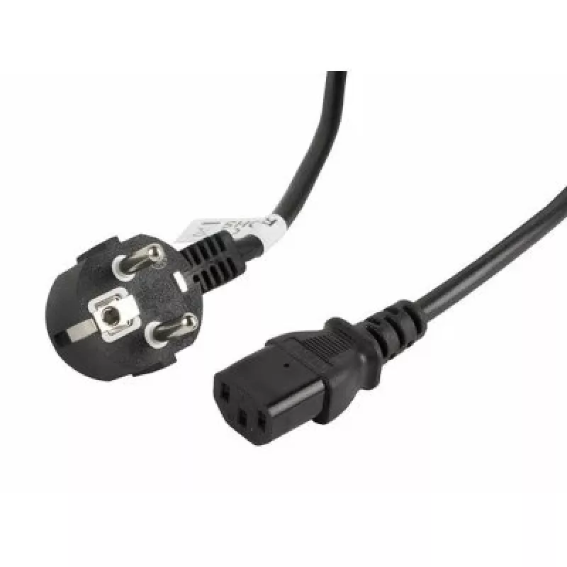 Lanberg CA-C13C-11CC-0030-BK Stromkabel Schwarz 3 m C13-Kupplung CEE7/7 (CA-C13C-11CC-0030-BK)