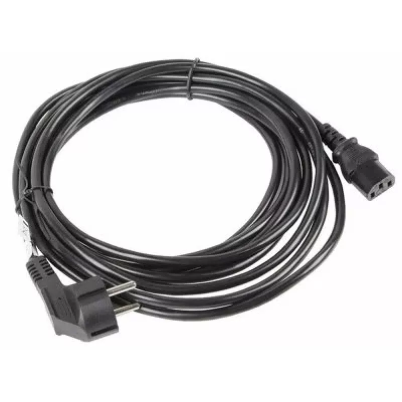 Lanberg CA-C13C-11CC-0100-BK Stromkabel Schwarz 10 m C13 Kupplung CEE7/7