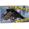 Metallspielzeug-Polizeirevolver Gonher 8-Schuss, Metallkonstruktion, Modell 258441