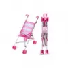 Puppenwagen Artyk 122781 – leichtes faltbares Design für Spielpuppen