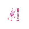 Puppenwagen Artyk 122781 – leichtes faltbares Design für Spielpuppen