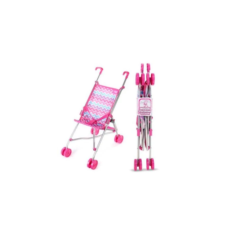 Puppenwagen Artyk 122781 – leichtes faltbares Design für Spielpuppen