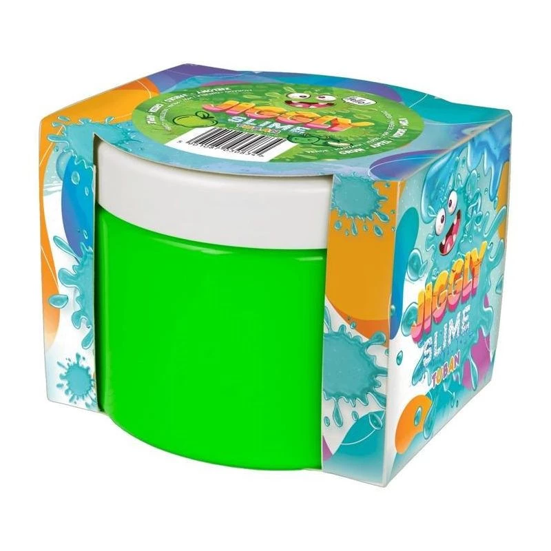 TUBAN Jiggly Slime grüner Apfel 500 g TU3584 — Modellierschleim zum Spielen und für sensorische Aktivitäten